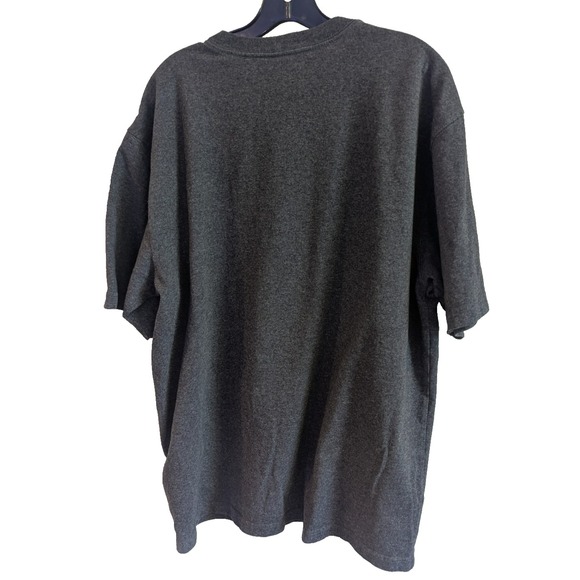 Carhartt Men's Large Grey T-Shirt Loose‎ Fit Short Sleeve Heavyweight Pocket K87 - Picture 2 of 5
